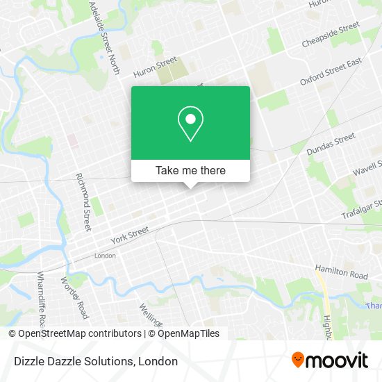 Dizzle Dazzle Solutions map