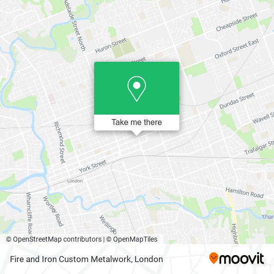 Fire and Iron Custom Metalwork map