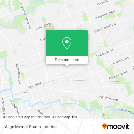 Align Mvmnt Studio map