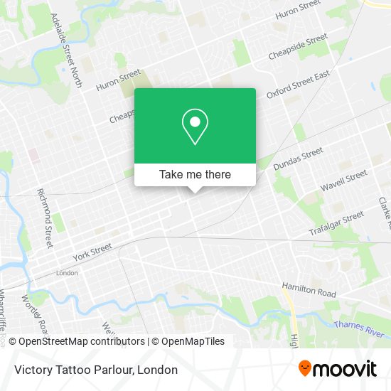 Victory Tattoo Parlour plan