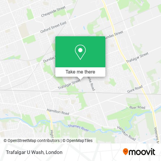 Trafalgar U Wash map