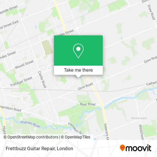 Frettbuzz Guitar Repair map