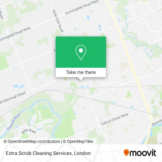 Extra Scrub Cleaning Services map
