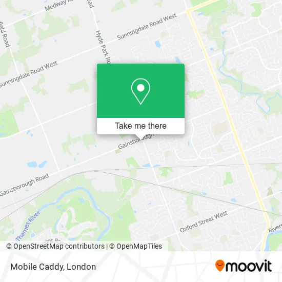 Mobile Caddy map
