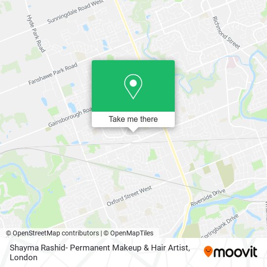 Shayma Rashid- Permanent Makeup & Hair Artist map