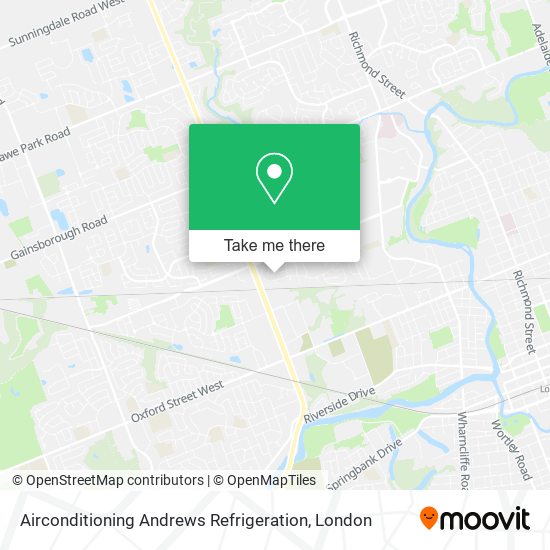 Airconditioning Andrews Refrigeration map