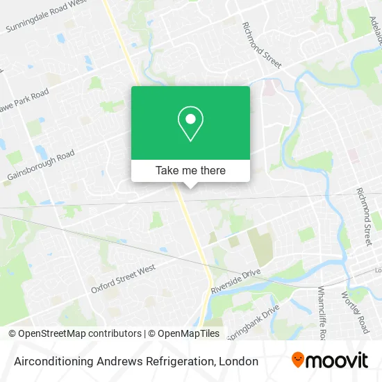 Airconditioning Andrews Refrigeration map