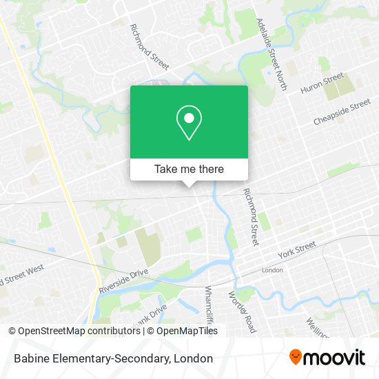 Babine Elementary-Secondary map