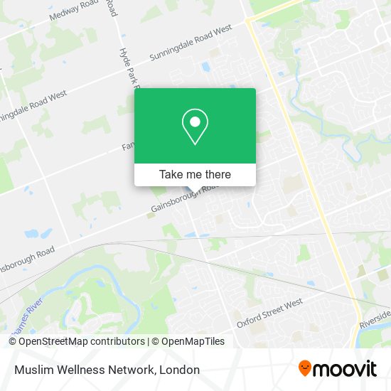 Muslim Wellness Network map