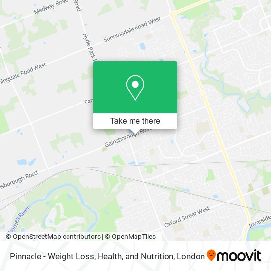 Pinnacle - Weight Loss, Health, and Nutrition map