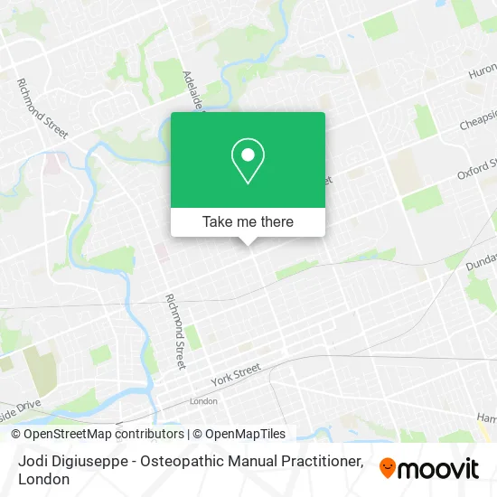 Jodi Digiuseppe - Osteopathic Manual Practitioner map