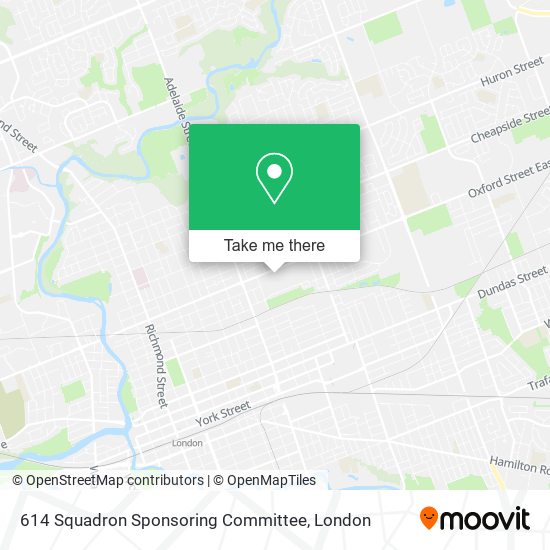 614 Squadron Sponsoring Committee map