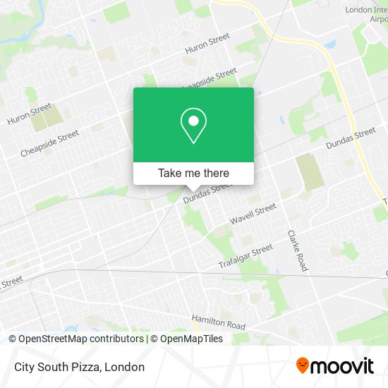 City South Pizza map