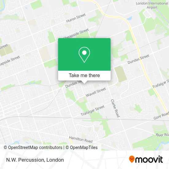 N.W. Percussion map