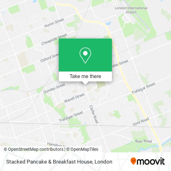 Stacked Pancake & Breakfast House map