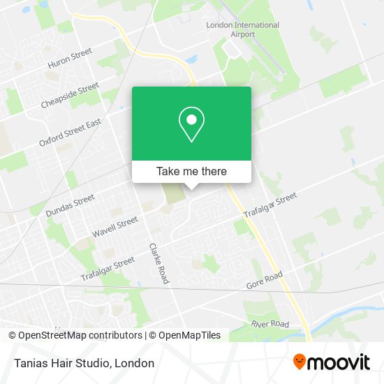 Tanias Hair Studio map