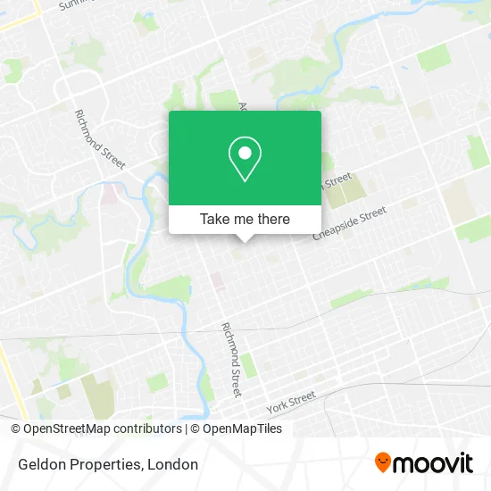 Geldon Properties map