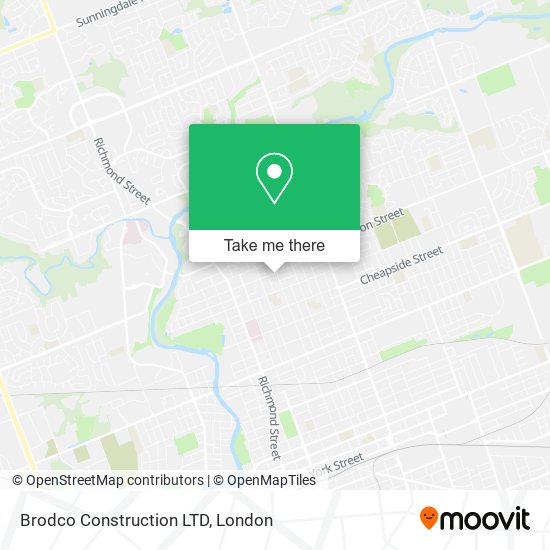 Brodco Construction LTD map