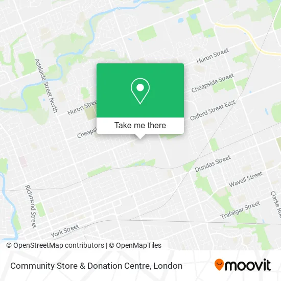 Community Store & Donation Centre map
