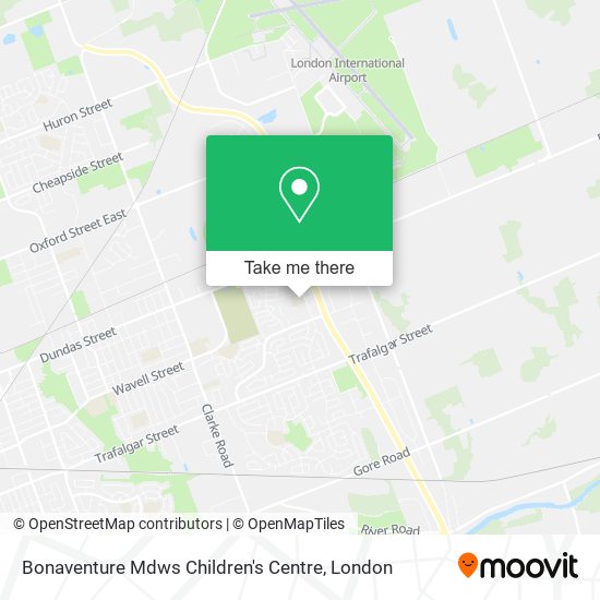 Bonaventure Mdws Children's Centre map