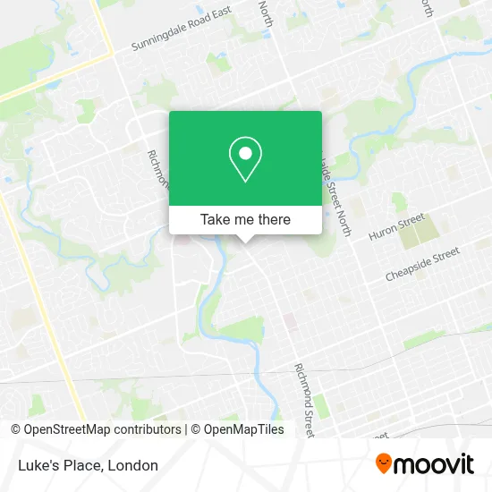 Luke's Place map
