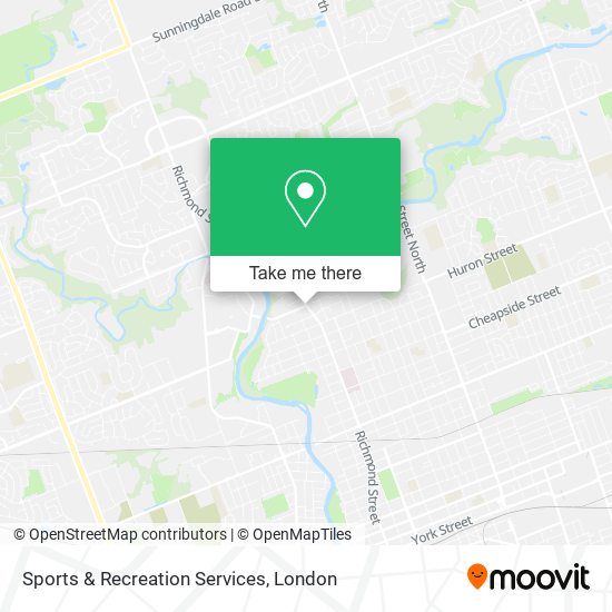 Sports & Recreation Services map