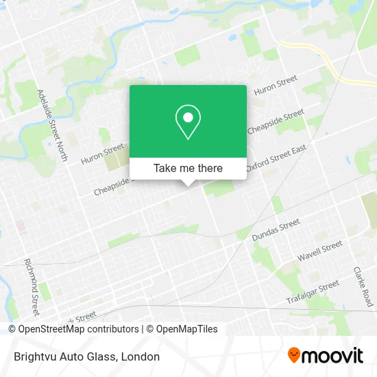 Brightvu Auto Glass map