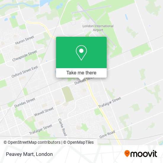 Peavey Mart map