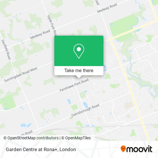 Garden Centre at Rona+ plan