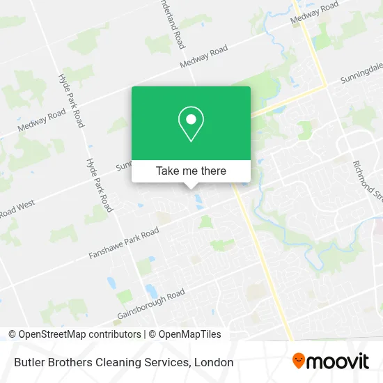 Butler Brothers Cleaning Services map