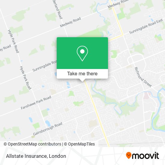 Allstate Insurance map