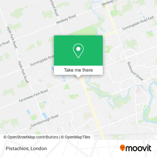 Pistachios map