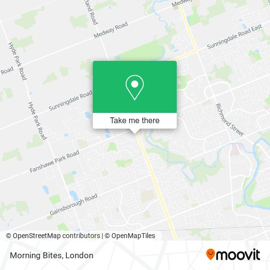 Morning Bites map