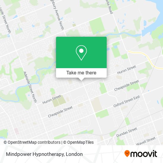 Mindpower Hypnotherapy map