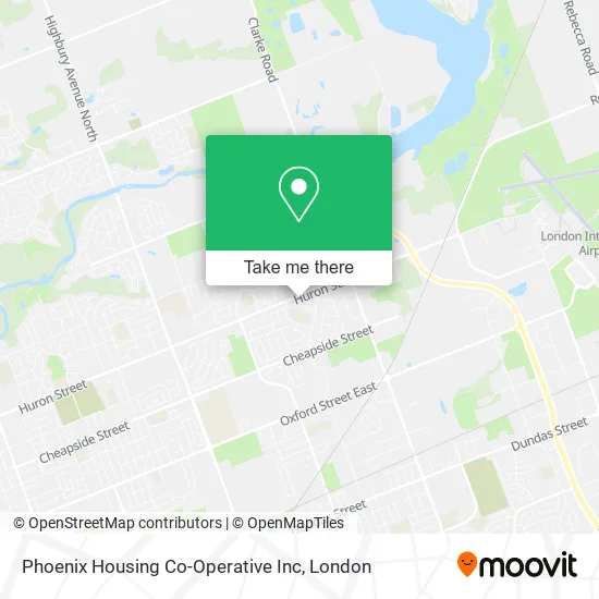 Phoenix Housing Co-Operative Inc map