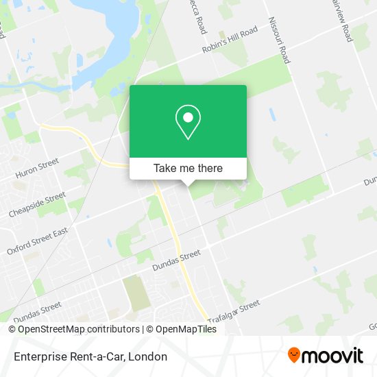 Enterprise Rent-a-Car map