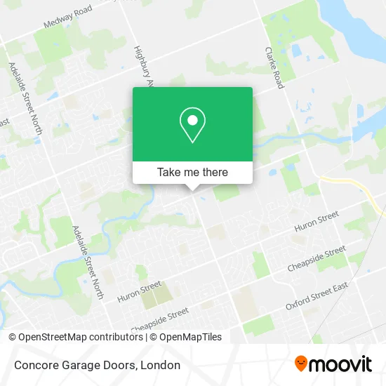 Concore Garage Doors map