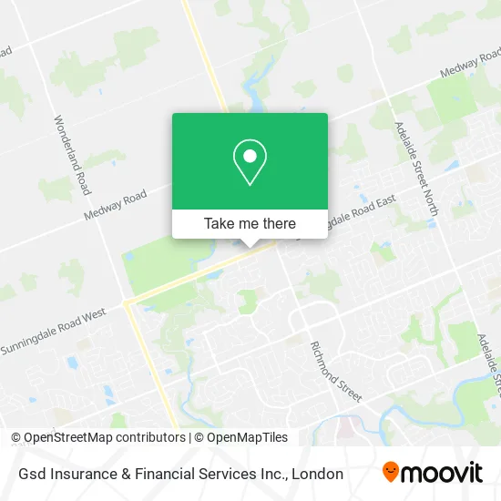 Gsd Insurance & Financial Services Inc. map