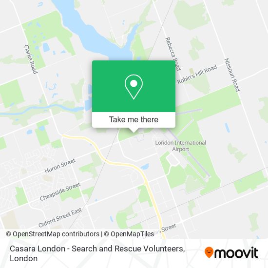 Casara London - Search and Rescue Volunteers map