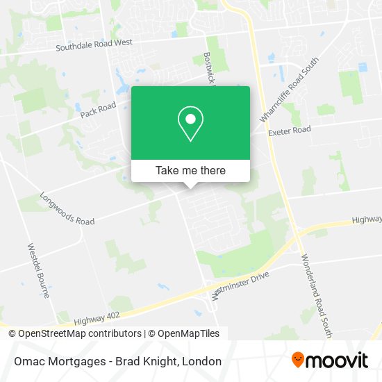 Omac Mortgages - Brad Knight map