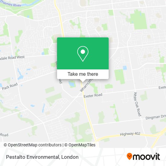 Pestalto Environmental map