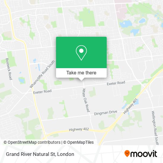 Grand River Natural St map