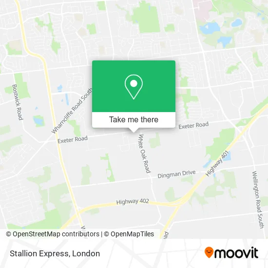 Stallion Express map