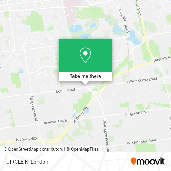 CIRCLE K map