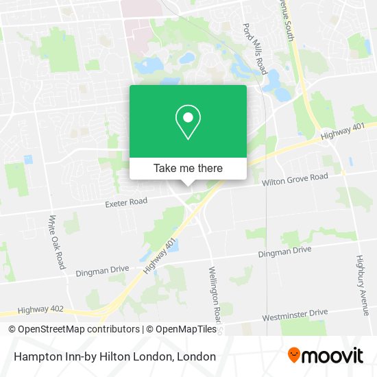 Hampton Inn-by Hilton London plan