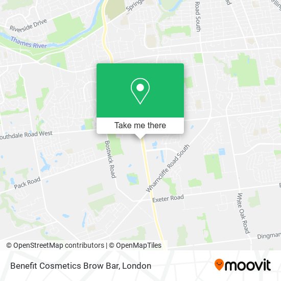 Benefit Cosmetics Brow Bar plan