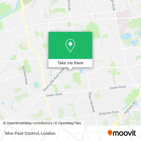 Mvo Pest Control map