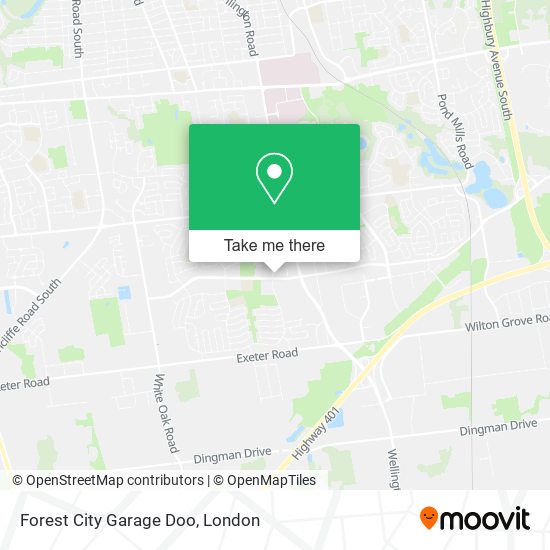 Forest City Garage Doo map
