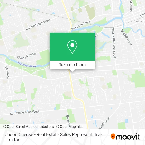 Jason Cheese - Real Estate Sales Representative map