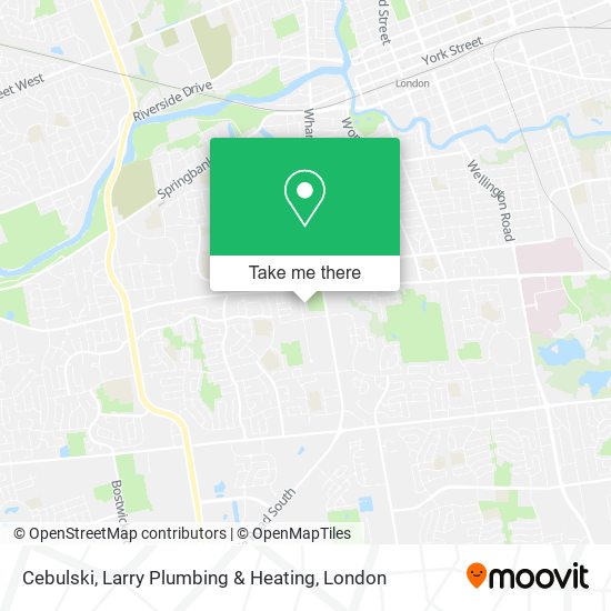 Cebulski, Larry Plumbing & Heating map